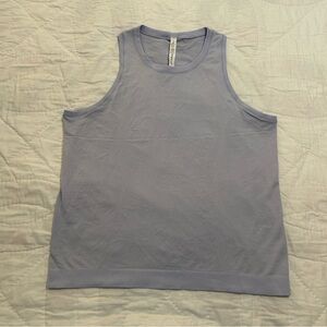 Lululemon Tank Top Swiftly Tech High Neck 2.0 Womens 10 Purple Full Length